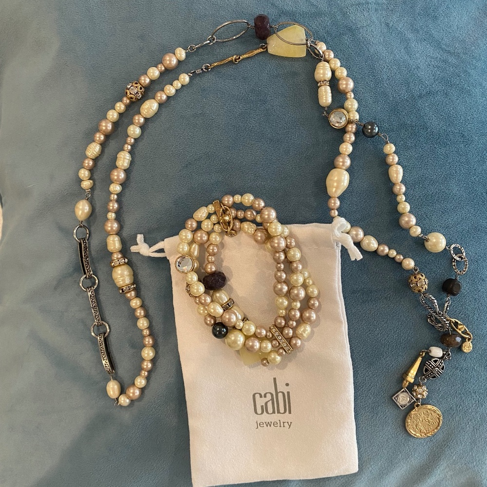 Cabi Treasure Necklace and Bracelet set